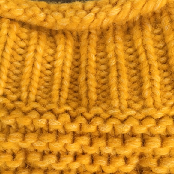 Lou & Grey Cropped Mock Neck Chunky Knit Hi-lo Hem Sweater, Small 🧡 - Picture 12 of 12